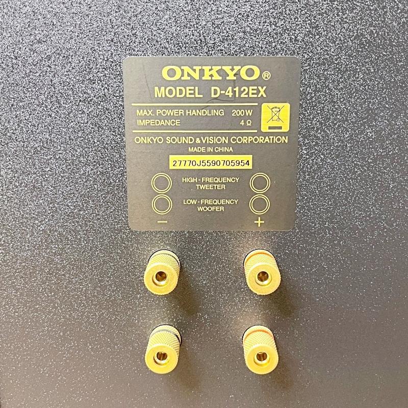 美品 ONKYO D-412EX オンキョー スピーカー システム ペア_画像10