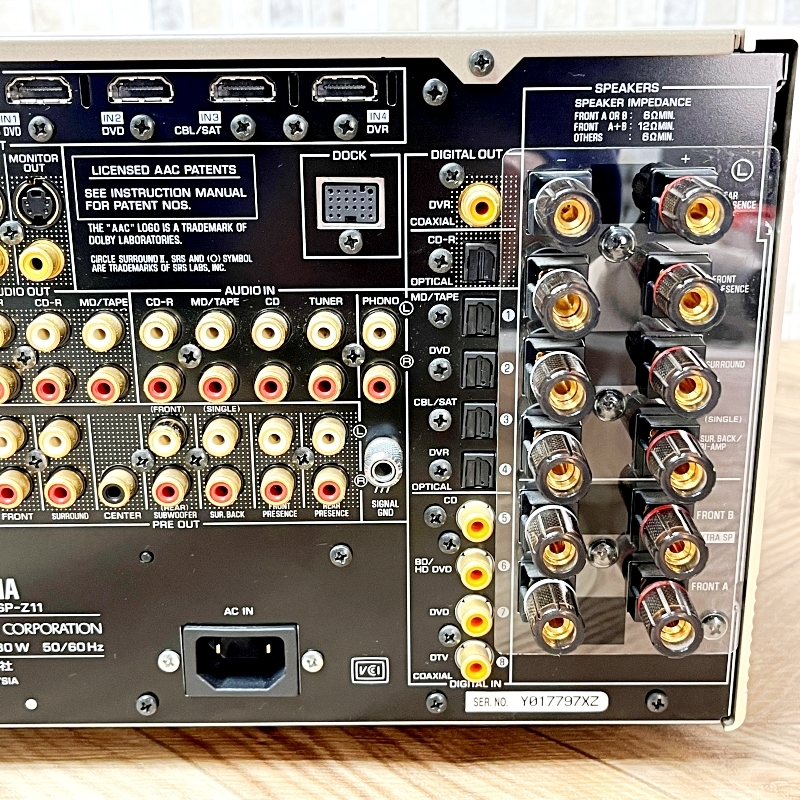 美品 YAMAHA ヤマハ DSP-Z11 AVアンプ フラッグシップ リモコン 美品 YAMAHA ヤマハ DSP-Z11 AVアンプ フラッグシップ リモコン