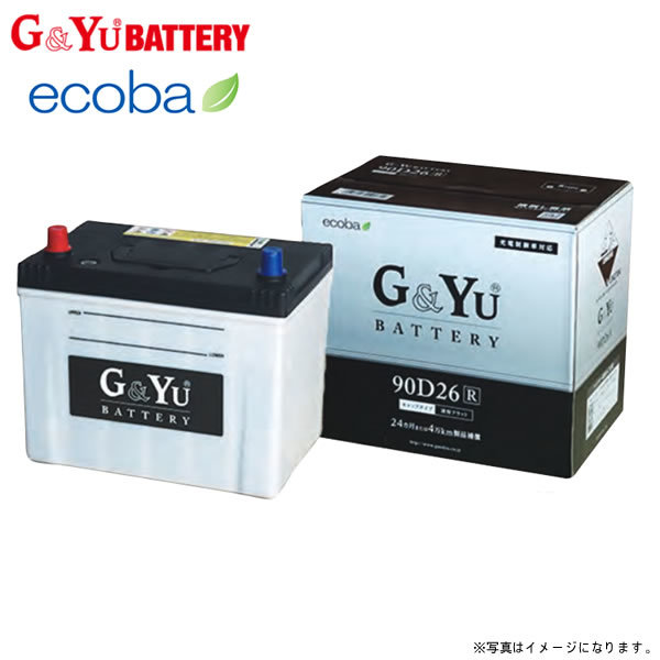 トヨタ ランドクルーザープラド GRJ121W G&Yu ecoba バッテリー 1個 90D26L_画像1