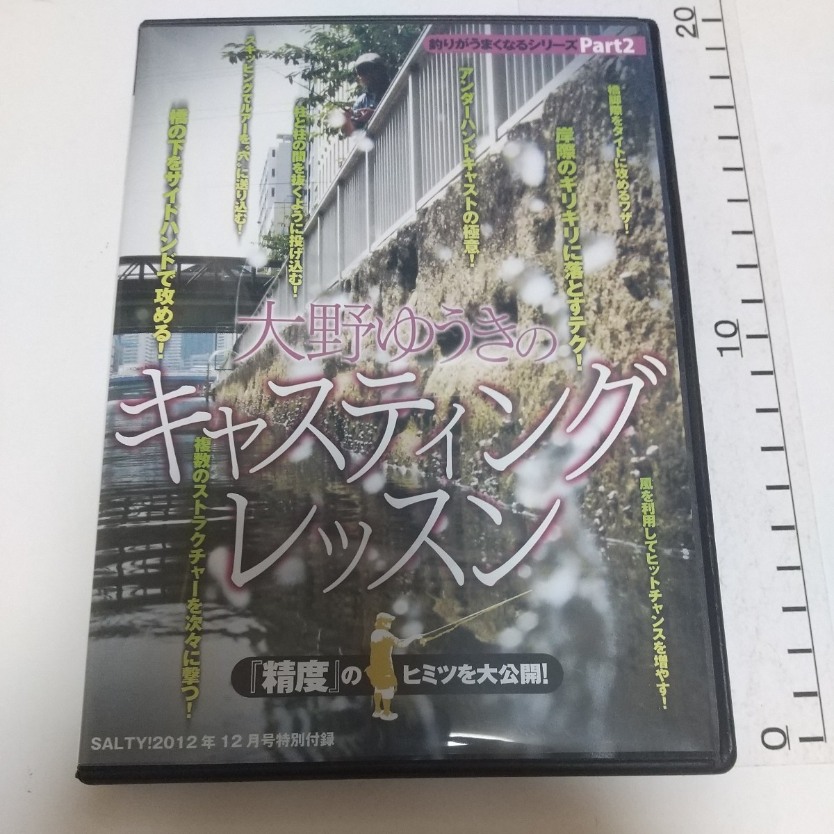 送料無料　大野ゆうきのキャスティングレッスン 精度のヒミツを大公開　DVD　シーバス 橋脚際・岸際を攻める　ピン撃ち　_画像1