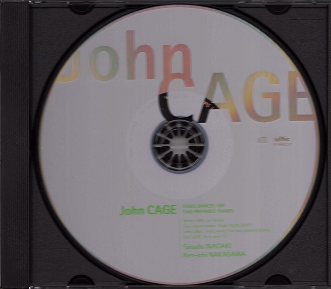 【サインあり】John CAGE THREE DANCES FOR TWO PREPARED PIANOS 稲垣聡　中川賢一_画像3