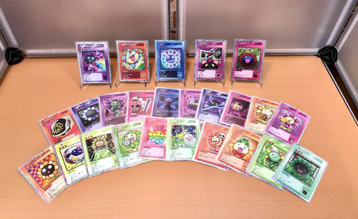 Murakami Flowers 108フラワーズ　 Collectible Trading Card　村上隆　トレーディングカード　日本語版　レア(R)　25種類まとめ売り_画像1