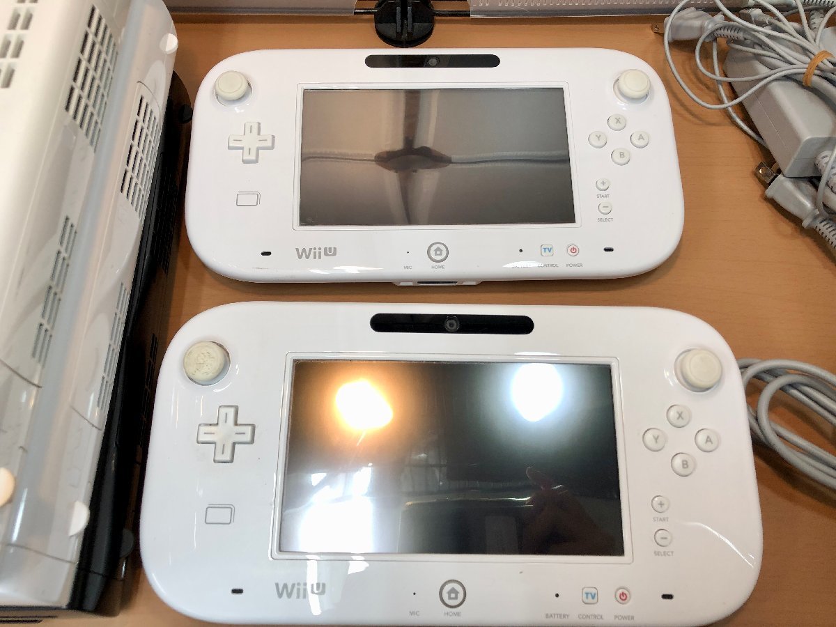 【ジャンク】WiiU 本体　まとめ売り3台　ゲームパッド2個　ケーブル3個 【1円スタート！】_画像2