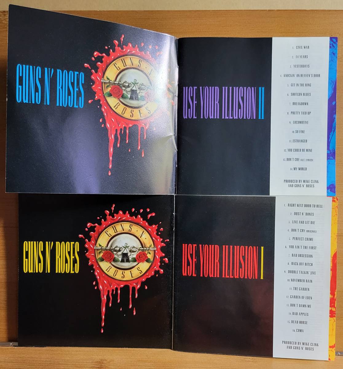 GUNS 'N' ROSES / USE YOUR ILLUSION Ⅰ＆Ⅱ ガンズ・アンド・ローゼズ / ユーズ・ユア・イリュージョン Ⅰ＆Ⅱ 2枚セットの画像4