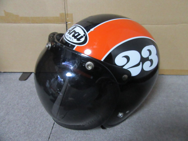 アライ ジェットヘルメット Classic SW 61-62㎝ 04年製_画像9