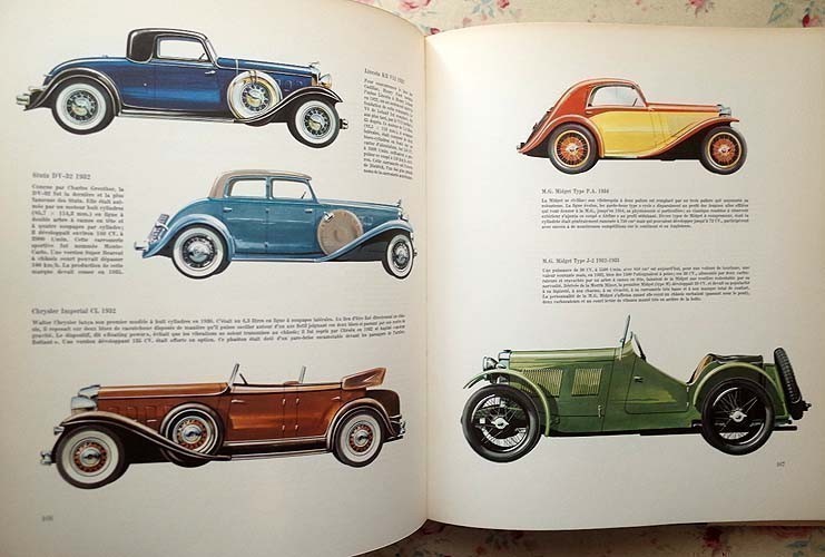 42229/名車 クラシックカーの本 Au Temps des Automobilistes 1965年 自動車 レーシングカー 1900年代初頭-1930年代 ルノー プジョー_画像4