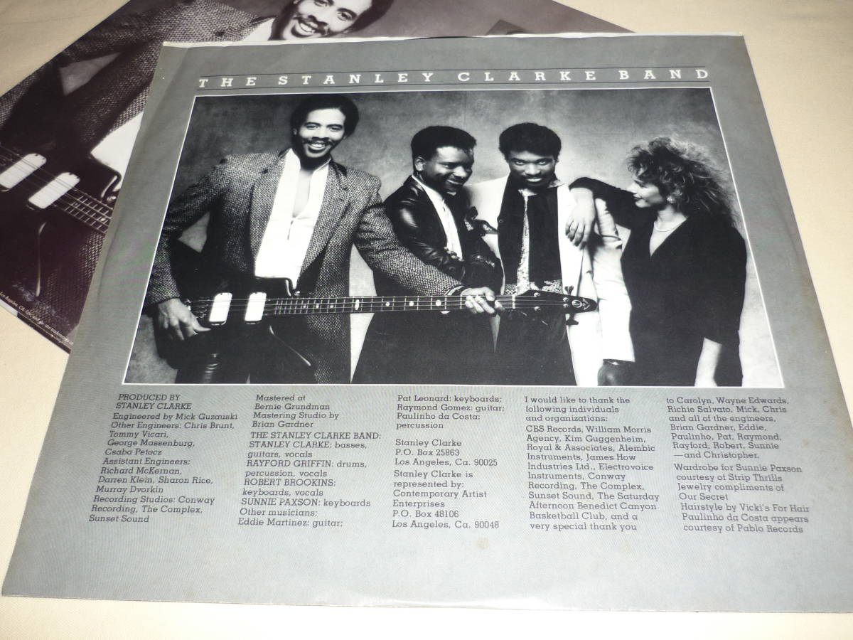 The Stanley Clarke Band / Find Out! ～ US / 1985年 / Epic FE 40040 / Pitman Pressing / Jazz Funk_画像5