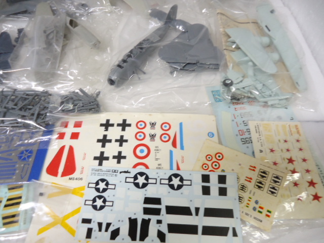  fighter (aircraft) all sorts assembly ending plastic model parts other together large amount Junk set ⑤