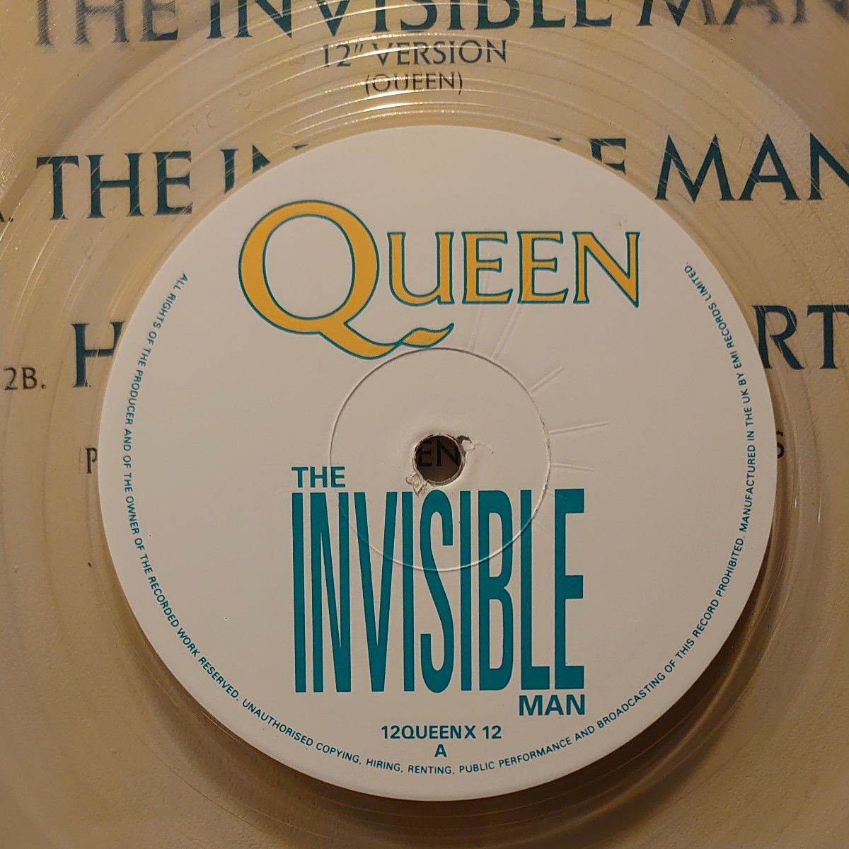 98° Invisible Man 12インチレコード 98° Invisible Man 12インチレコード (CATEGORY VINYL