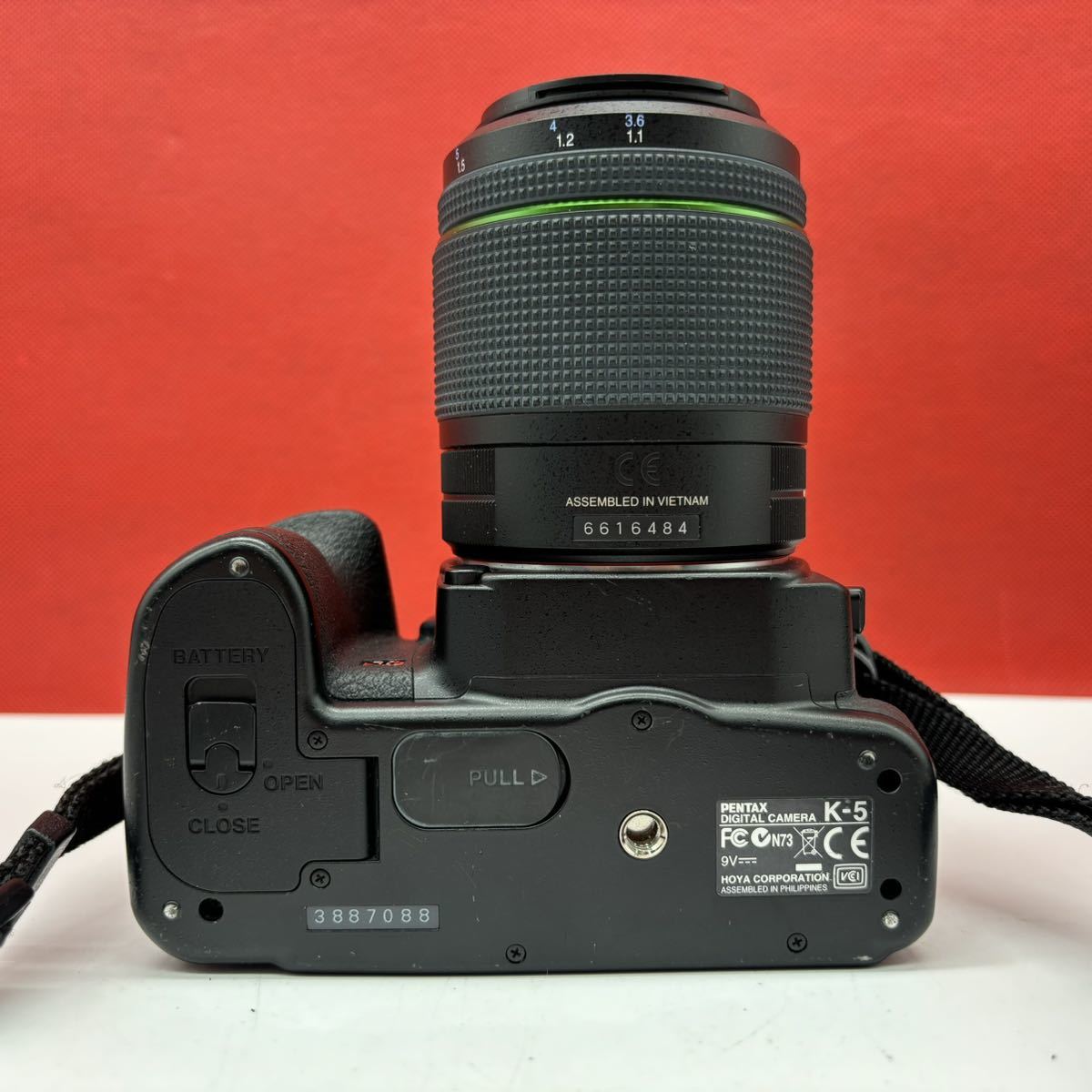 ◆ PENTAX K-5 デジタル一眼レフカメラ ボディ smc PENTAX-DA F4-5.6 50-200mm ED WR レンズ バッテリー付属 ペンタックス_画像7
