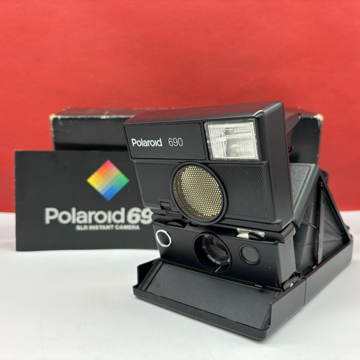 ◇ Polaroid 690 インスタントカメラ フィルムカメラ 通電、シャッター