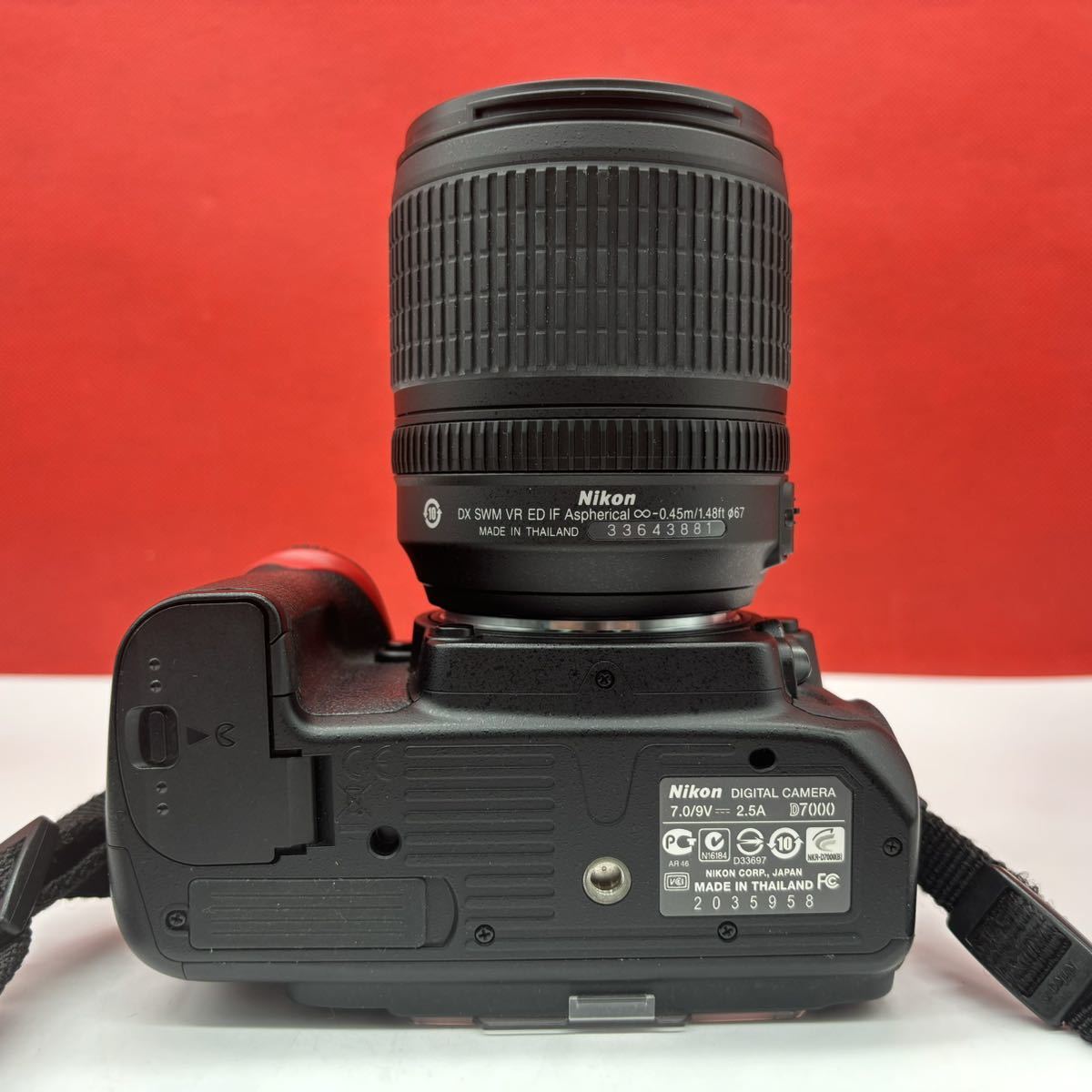 ◆ 【防湿庫保管品】 Nikon D7000 18-105 VR kit デジタル一眼レフカメラ AF-S NIKKOR 18-105mm F3.5G ED DX VR 動作確認済 ニコン_画像7