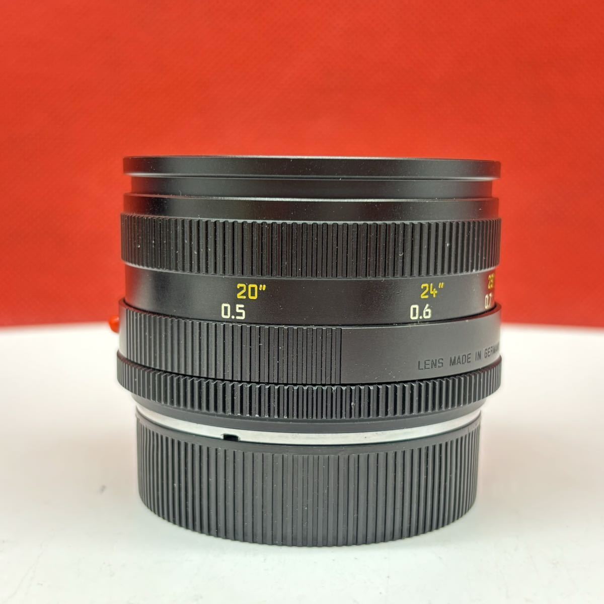 ◆ 【防湿庫保管品】 Leica Summicron-R F2/50 E55 カメラレンズ ズミクロン フード内蔵 ライカ_画像5