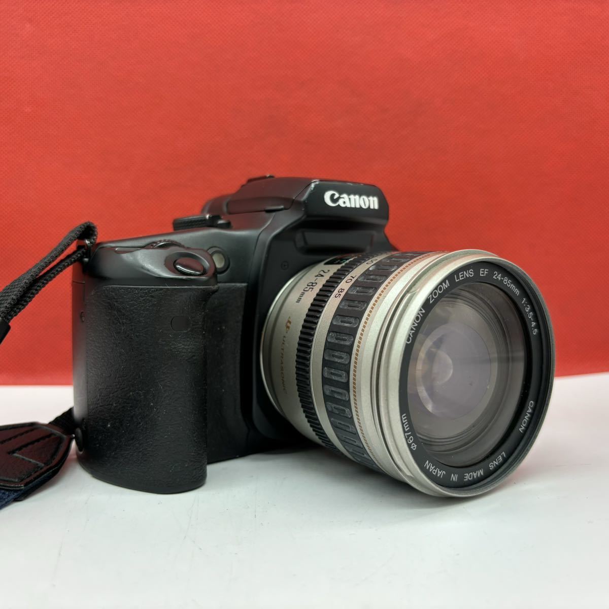 ◆ Canon EOS7 フィルムカメラ 一眼レフカメラ ボディ ZOOM LENS EF 24-85mm F3.5-4.5 レンズ 動作確認済 キャノン_画像4