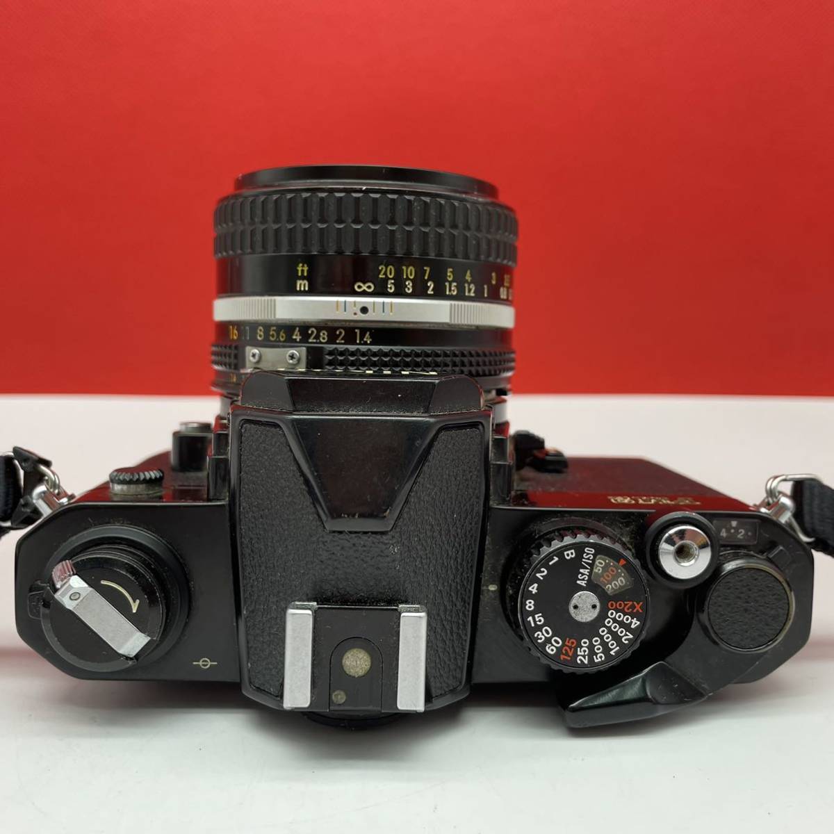 □ Nikon FM2 ボディ ブラック Ai-s NIKKOR 50mm F1.4 レンズ 一眼レフ