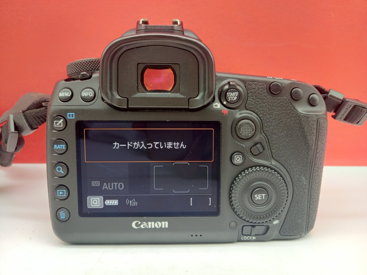 ■ Canon EOS 5D Mark IV デジタル 一眼レフ カメラ ボディ 動作確認済 シャッターOK バッテリー 充電器 付属品 キャノン_画像3