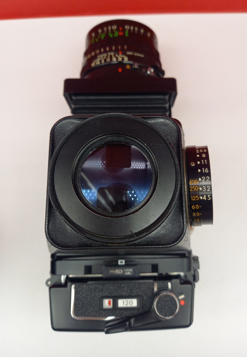 ■ Mamiya RB67 proSD ボディ MAMIYA-SEKOR C 4.5/50 6.3/360 レンズ 中判フィルムカメラ 動作確認済 シャッター、露出計OK マミヤ_画像5