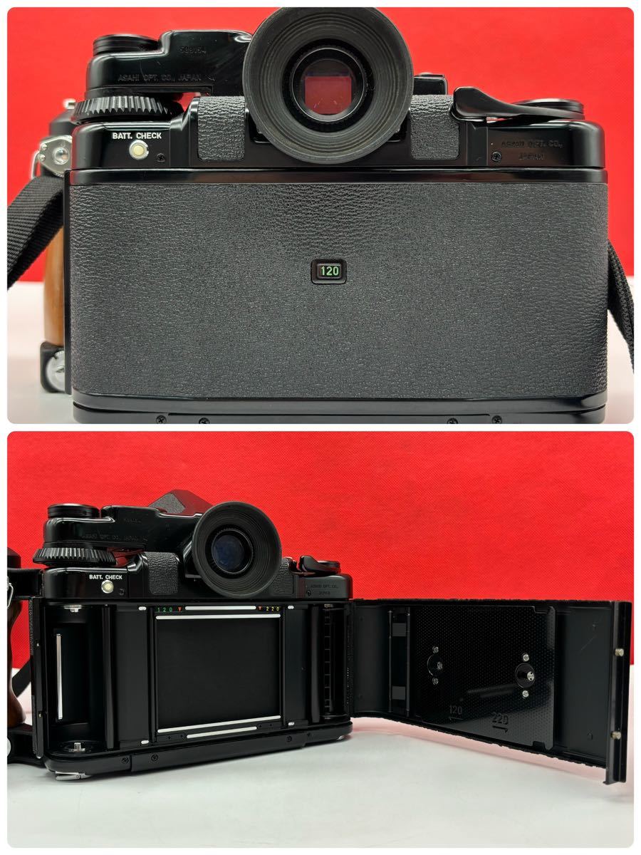 ◆ PENTAX 6×7 TTLファインダー Super-Multi-Coated TAKUMAR/6×7 F4/200 レンズ 中判フィルムカメラ シャッター、露出計OK ペンタックス _画像9