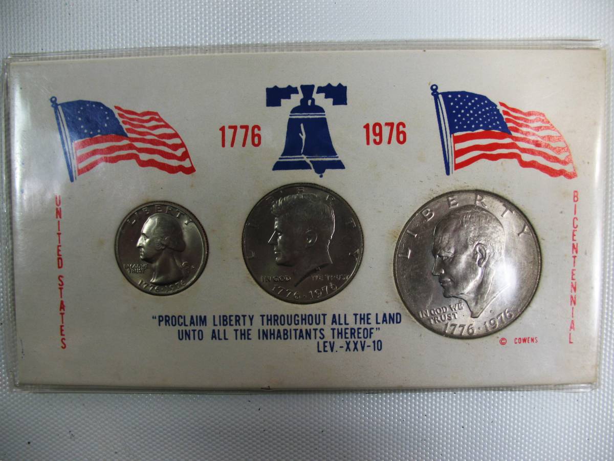 定形外郵便.210円発送OK リバティコイン 1776-1976 ワシントン ケネディー アイゼンハワー 2枚での価格です （赤枠.樂多我）の画像9