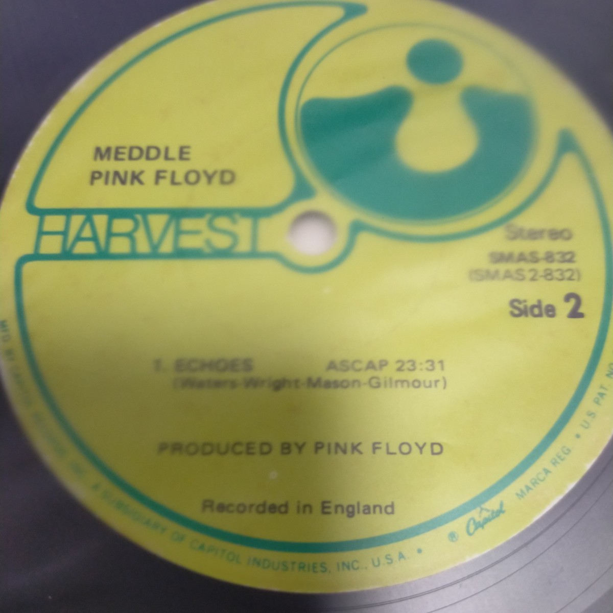 US ORG盤LP/PINK FLOYD ピンクフロイド/MEDDLE おせっかい/US HARVEST SMAS-832の画像10