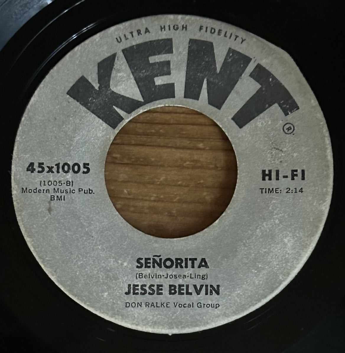 Jesse Belvin 1965 US Press 7inch Good Night My Love / Senorita .._画像1