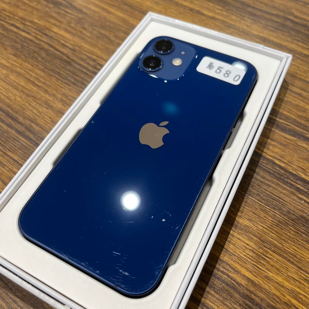 580☆iPhone 12 mini☆純正バッテリー100%☆不具合無し☆使用頻度少☆キズ有☆送料込☆Apple☆