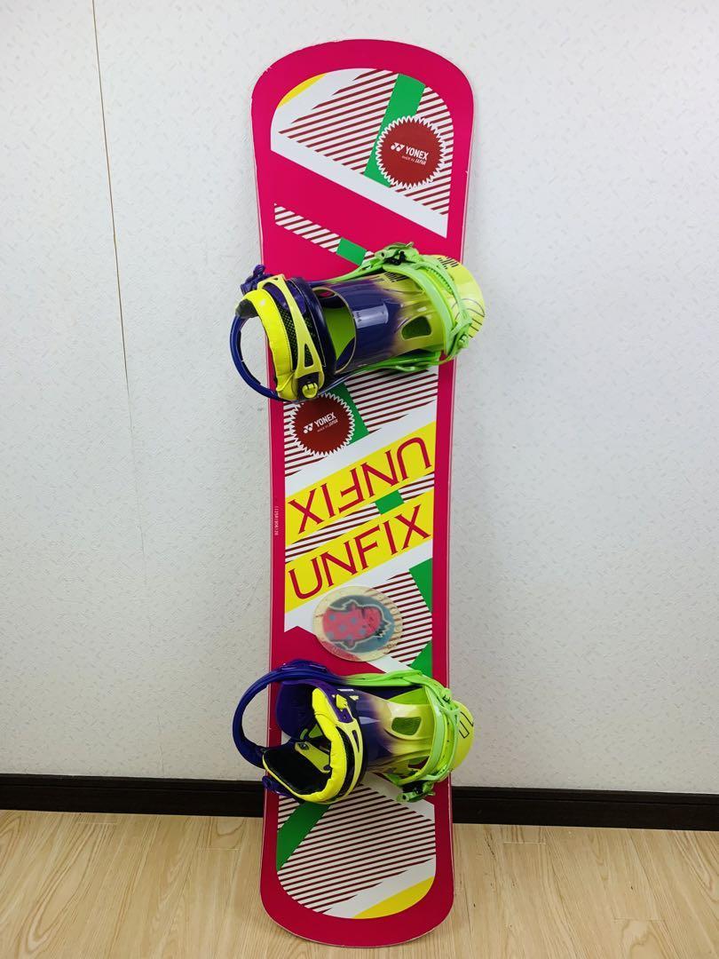 YONEX UNFIX スノーボード 板　126cm　ビンディング　セット #534876_画像2