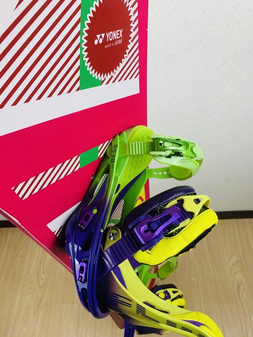 YONEX UNFIX スノーボード 板　126cm　ビンディング　セット #534876_画像8