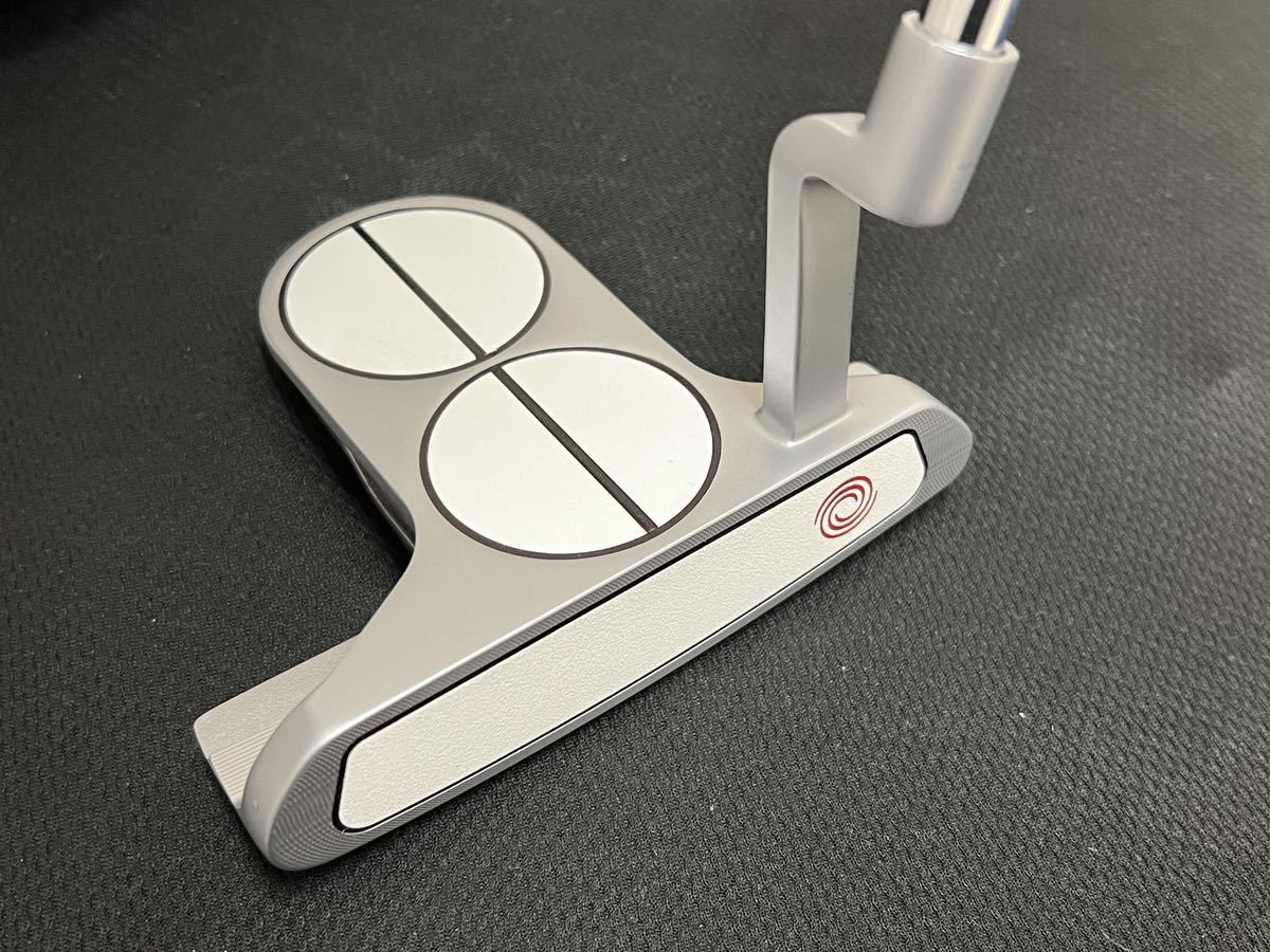 オデッセイ ODYSSEY ホワイトホットOG 2ボール ブレード 2-BALL BLADE TOUR LINED ストロークラボシャフト STROKELAB 34インチ 極上中古_画像4