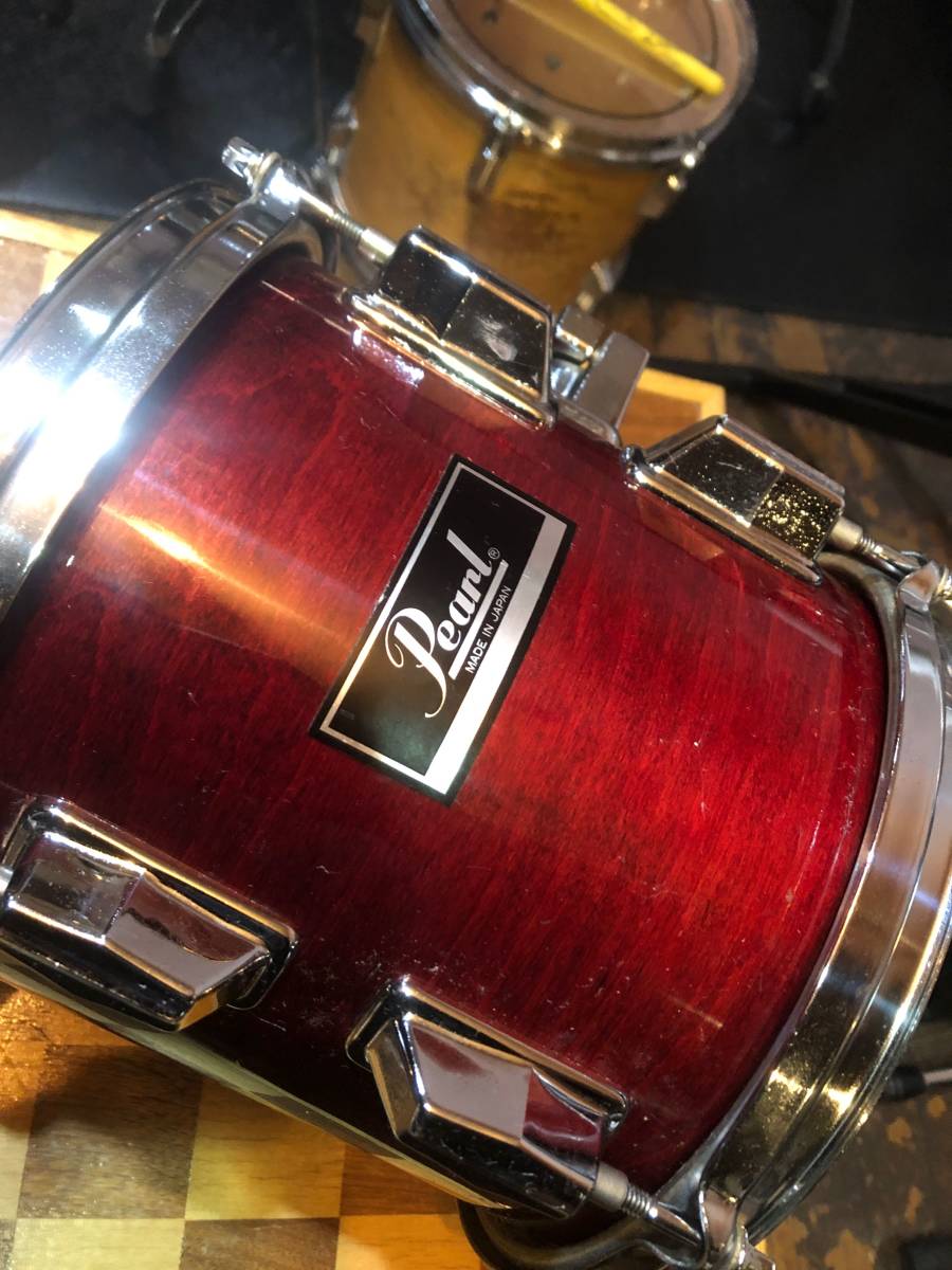 pearl 8インチ　タム　maple fiber glass　パール　日本製　　8×8インチ_画像2