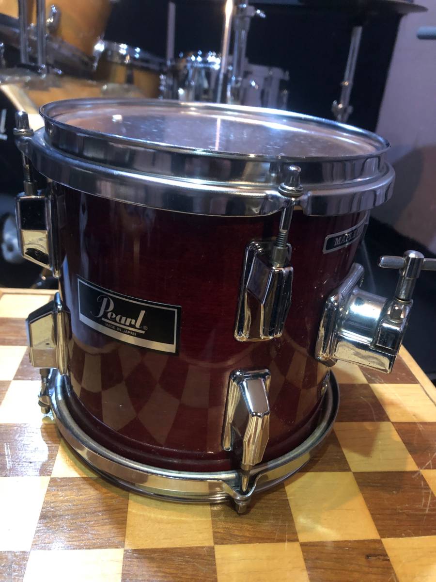 pearl 8インチ　タム　maple fiber glass　パール　日本製　　8×8インチ_画像3