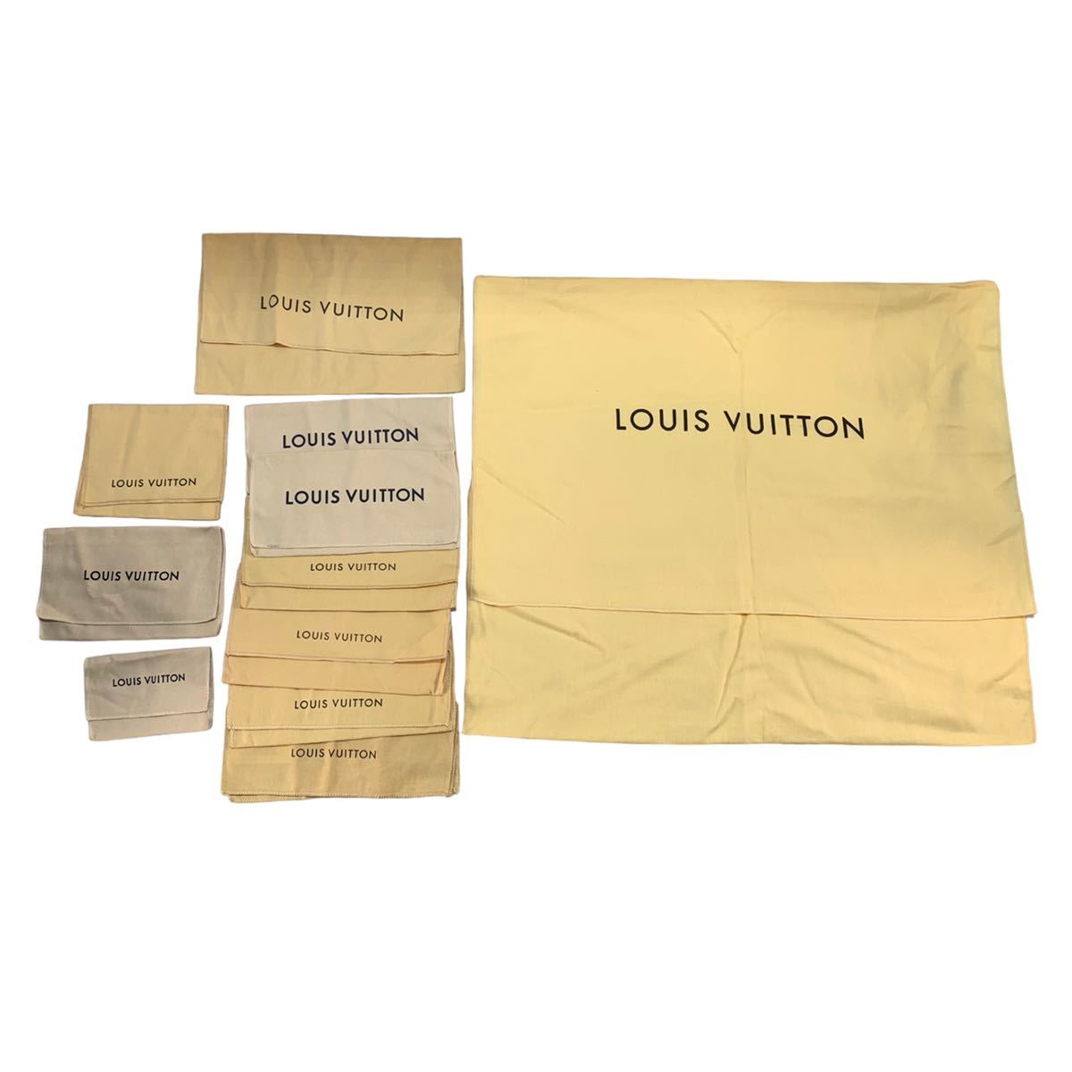 ★ブランド 布袋 大量 まとめ売り 全34枚 LOUIS VUITTON HERMES GUCCI Loewe BVLGAR BOTTEGA 保存袋 収納袋 巾着袋 中古品 管理J379_画像3