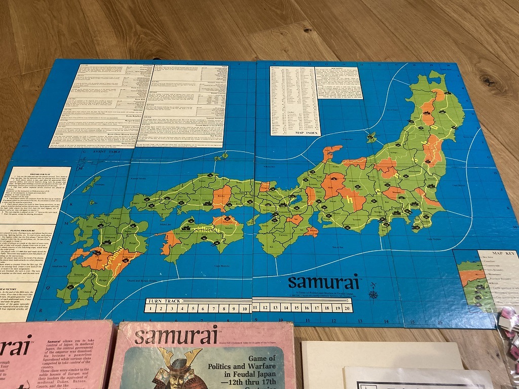 ★ウォーゲーム 日本武将の闘い samurai AH アバロンヒル 日本語訳付 A_画像3