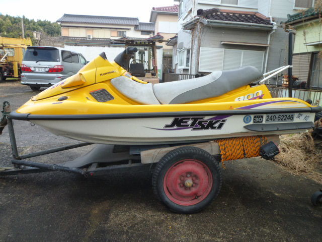  marine jet,3 number of seats, Kawasaki,900STX,, document is less, for part removing,,