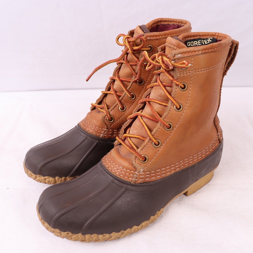 【税込】 ビーンブーツ ウィメンズ 7 /24.0cm 位 ゴアテックス 6ホール アメリカ製 LLビーン USA製 L.L.Bean レディース ガムシュー 中古 bb942 女性用