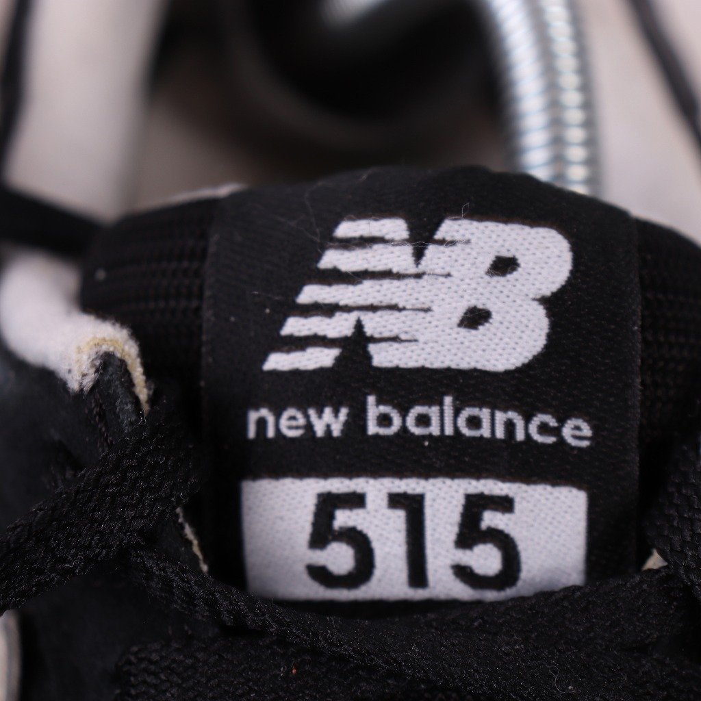 515 ニューバランス 27.5cm/new balance 黒ブラック 白 ホワイト 中古 古着 スニーカーメンズ スニーカー yy2777_画像8