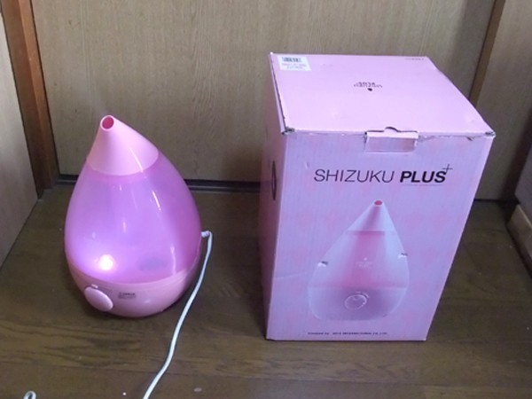 SHIZUKU PLUS★超音波式　アロマ　加湿器★未使用品_画像1