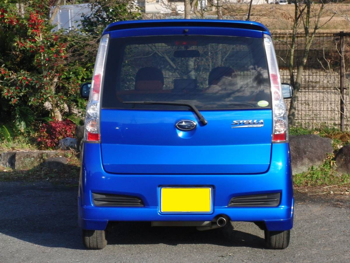 車検がなんと8年2月迄！超貴重車ステラカスタムRS Sエディション4WD 人気色WRブルー 500台限定車☆STi製パーツ多数付♪下回り状態良し★_画像4