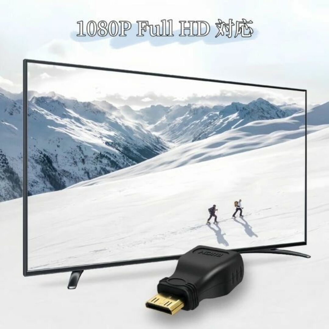 mini HDMI to HDMI 変換アダプタ ミニHDMI 変換アダプタ_画像4