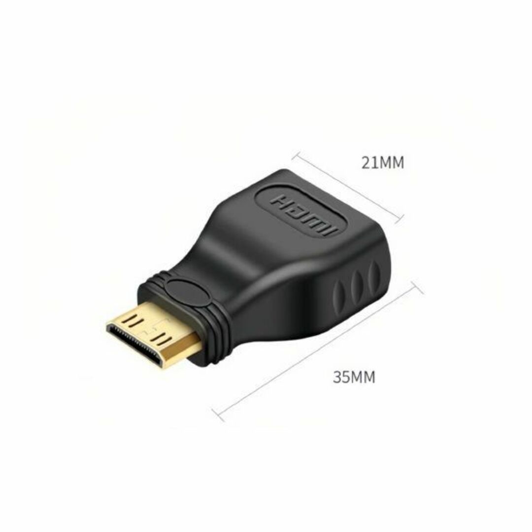 mini HDMI to HDMI 変換アダプタ ミニHDMI 変換アダプタ_画像7