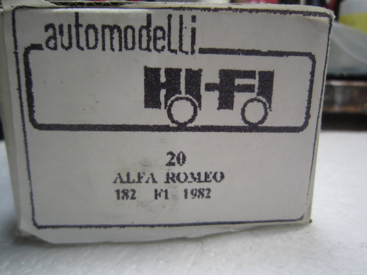 1/43 HI-FI メタルキット　ALFA Romeo 182 F1_画像1