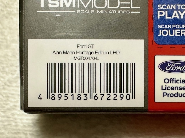 1/64 MINI-GT MGT00476-L フォード GT アラン・マン ヘリテージエディション 左ハンドル Ford GT Alan Mann Heritage Edition ミニGT TSM_画像5
