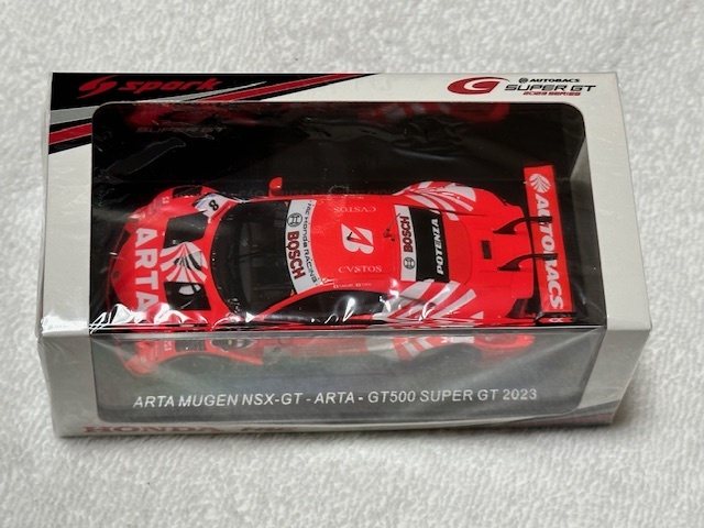 Spark 1/43 ARTA MUGEN NSX-GT No.8 GT500 SUPER GT 2023 SGT053 無限 スパークモデル HONDA ホンダ レーシング HRC 野尻智紀 大湯都史樹_画像2