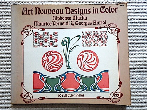 洋書★Art Nouveau Designs in Colir★アール・ヌーヴォーデザイン集★60 Full Color 