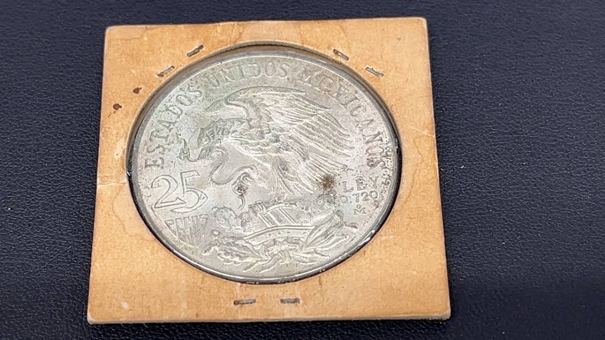4658 メキシコ Mexico 25ペソ記念銀貨 1968年 オリンピック記念銀貨_画像2