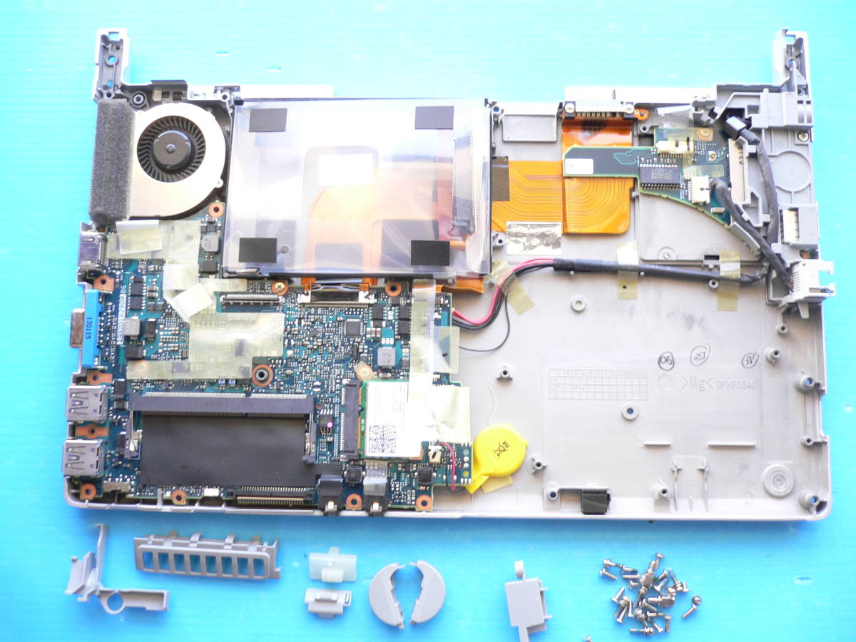 【累積使用 500 時間】Panasonic CF-NX2 マザーボード Core i5 2.70GHz （付属：ファン、無線LAN,ボトム、周辺部品）★送料 185円_画像1