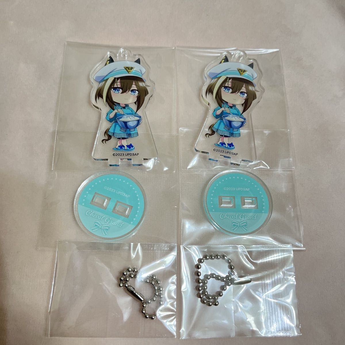 シュヴァルグラン 2点セット アクリルスタンドキーホルダー アニメイトカフェ アニカフェ