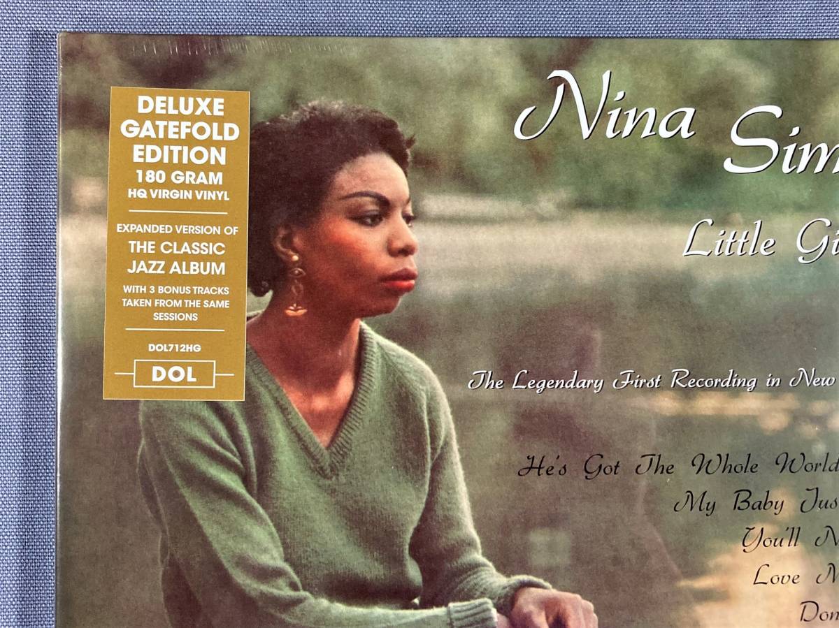 未開封　人気ジャケ　ニーナ・シモン　リトル・ガール・ブルー　Nina Simone Little Girl Blue　送料500円　美品　EU盤　180g重量盤　1LP _画像3