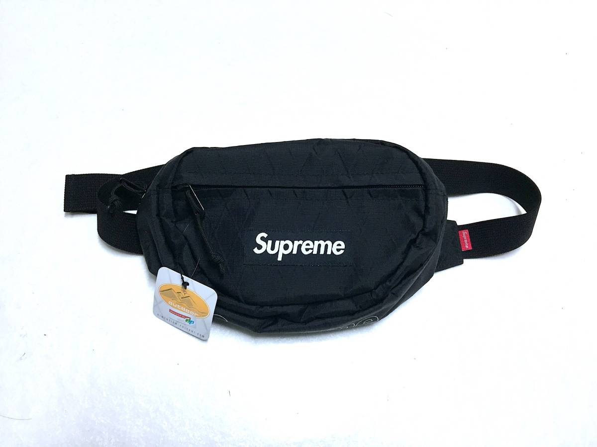 Yahoo!オークション - Supreme 18AW Waist Bag Black 新品 国内正規 シ