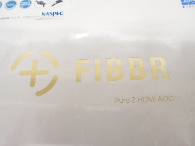 【新品未開封品】 FIBBR フィバー 光変換式4K対応HDMIケーブル PURE2 20.0m 24Gbpsサポート FIBBR最上位モデル （5） ∩ 69CAC-106_画像5